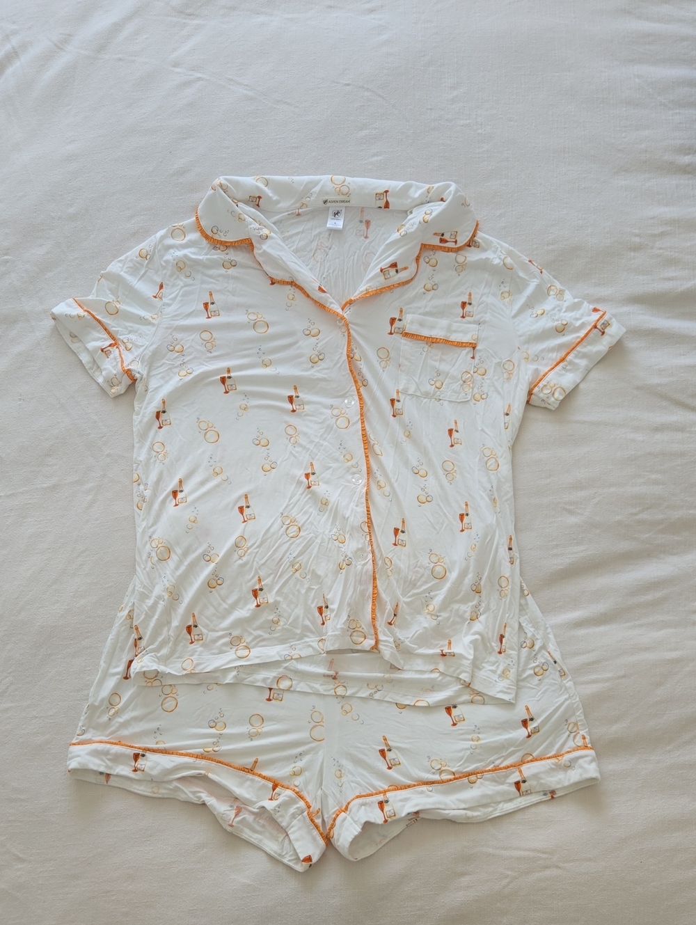 Aspen Dream Champagne Bamboo Pajamas